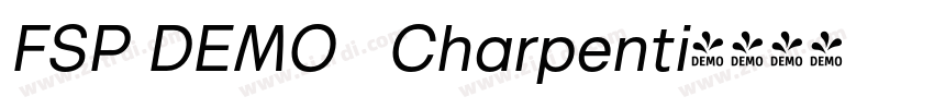 FSP DEMO   Charpenti字体转换